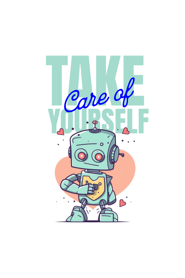 Humble Robot T-Shirt | Self-Care Tee