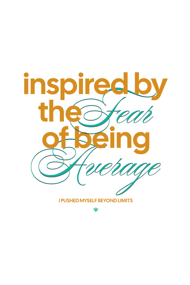 Fear of Being Average T-Shirt | Motivation for High Achievers