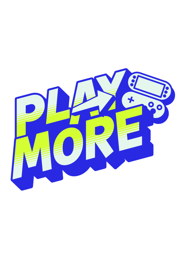 Play More T-Shirt | Minimalist Gaming-Inspired Tee