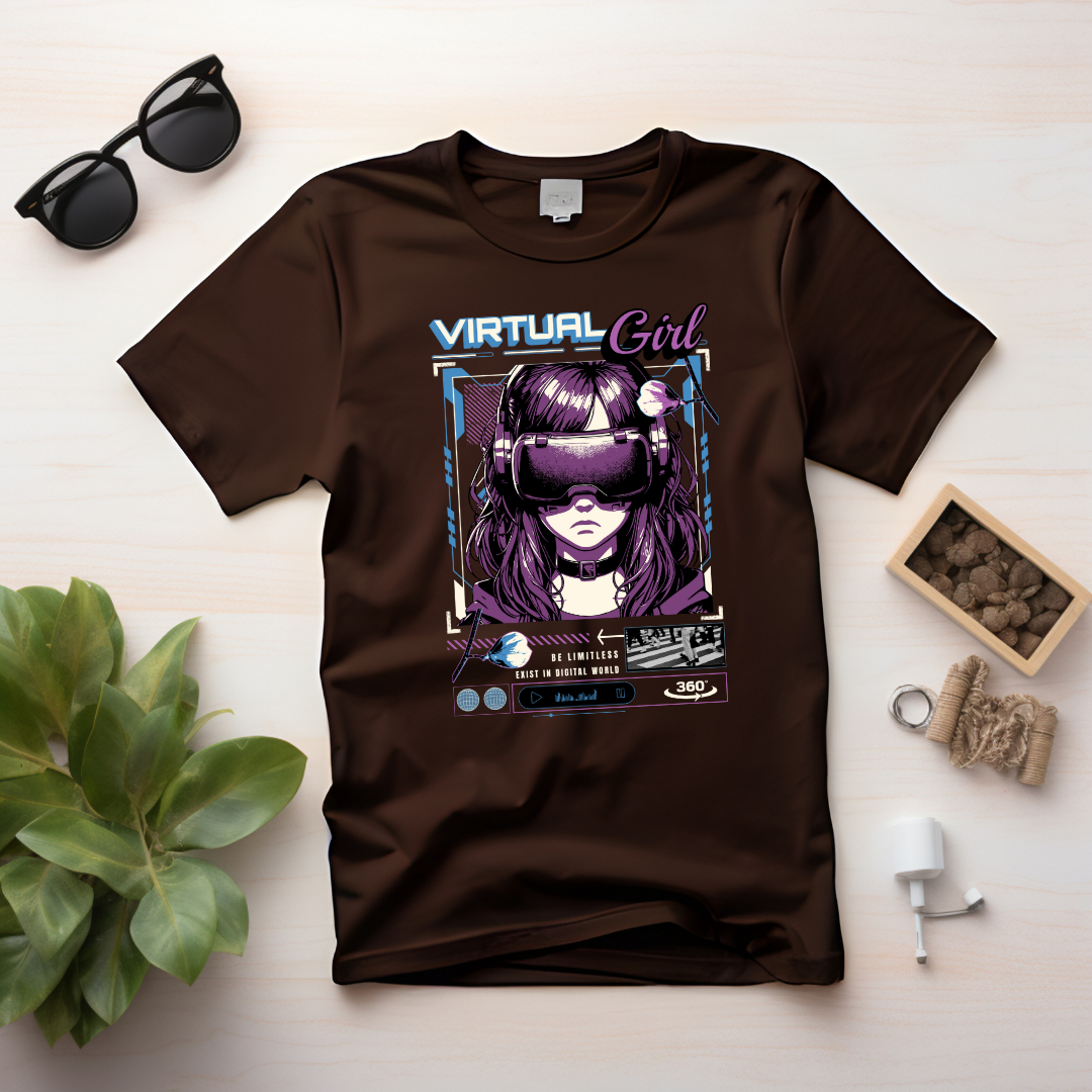 Virtual Girl Tee | Be Limitless & Rule the Virtual World