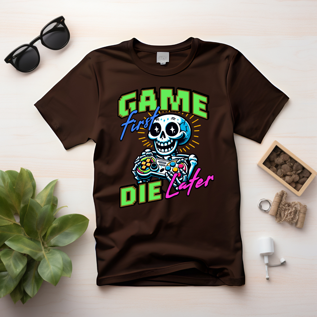 Game First T-Shirt | Fun Gamer’s Tee