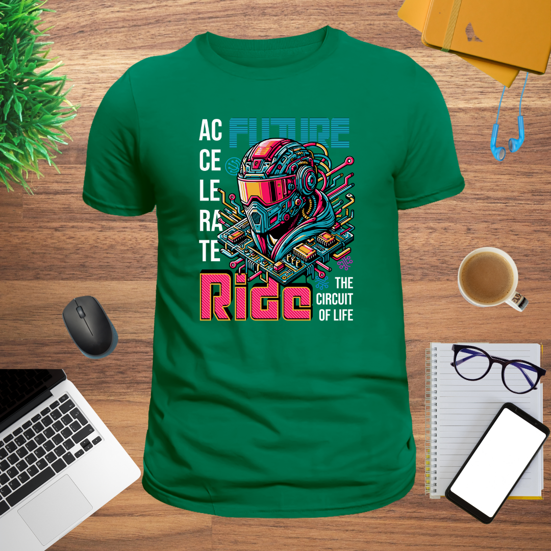 Accelerate Future T-Shirt | Ride the Circuit of Life