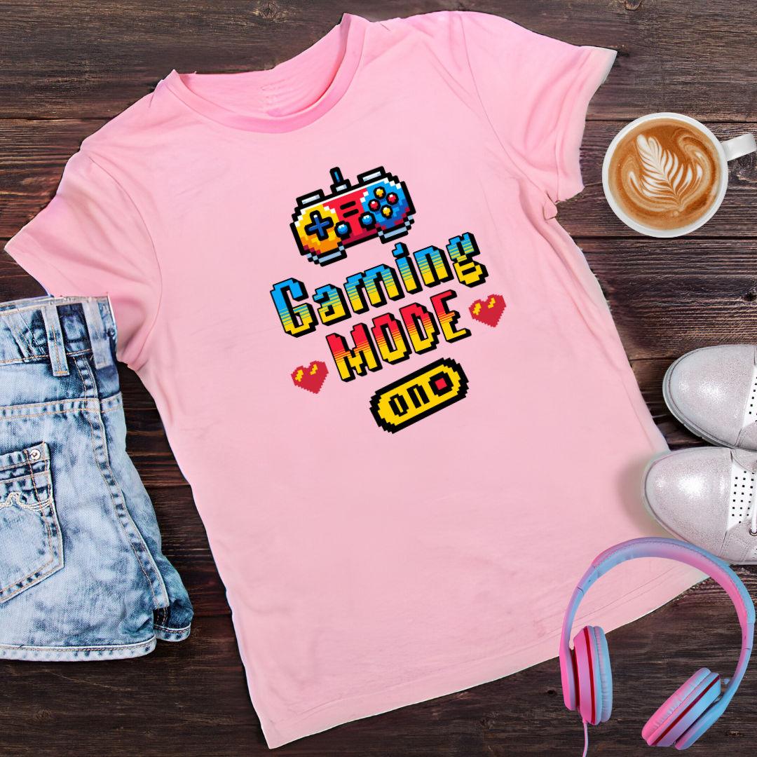 Gaming Mode ON T-Shirt | Fun Gamer’s Tee