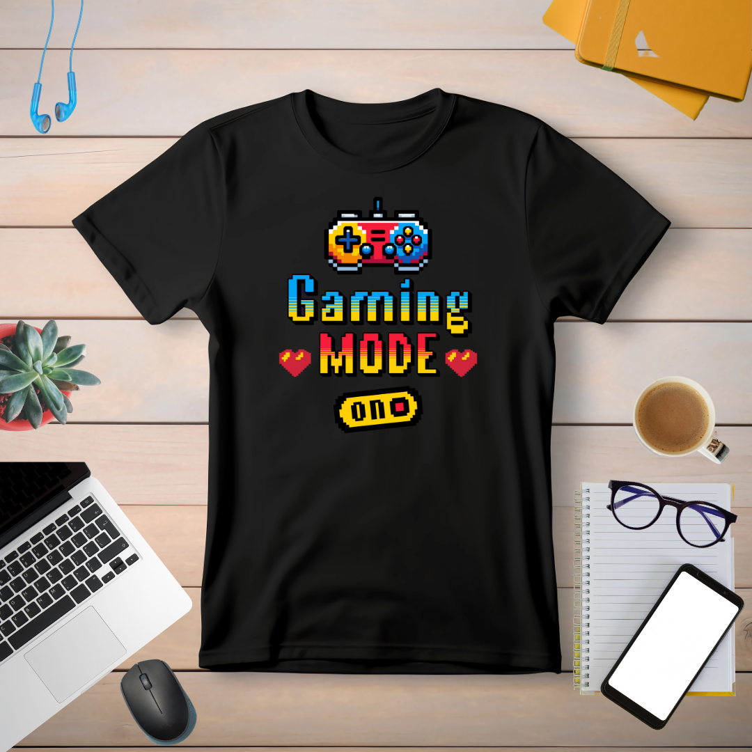 Gaming Mode ON T-Shirt | Fun Gamer’s Tee