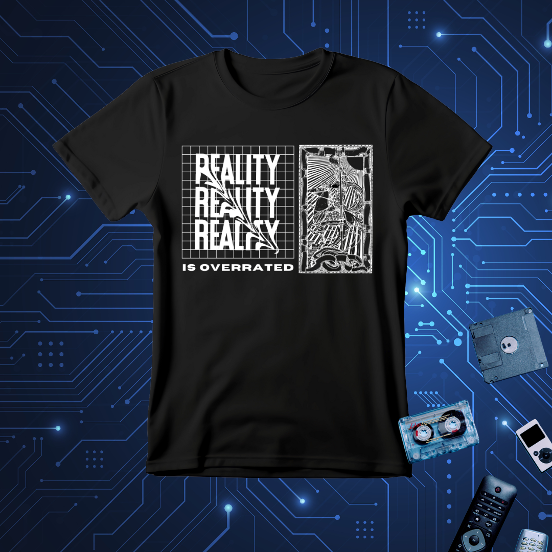Overrated Reality Black T-Shirt