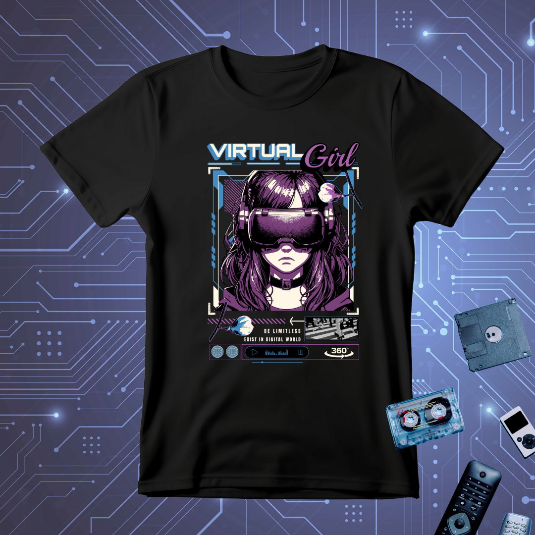 Virtual Girl Tee | Be Limitless & Rule the Virtual World
