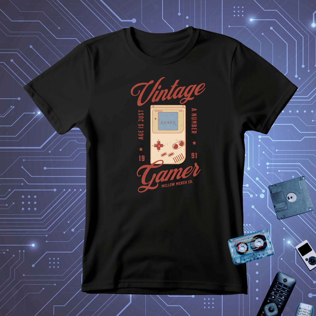 Vintage Gamer T-Shirt | Retro Gaming Classic for All Ages