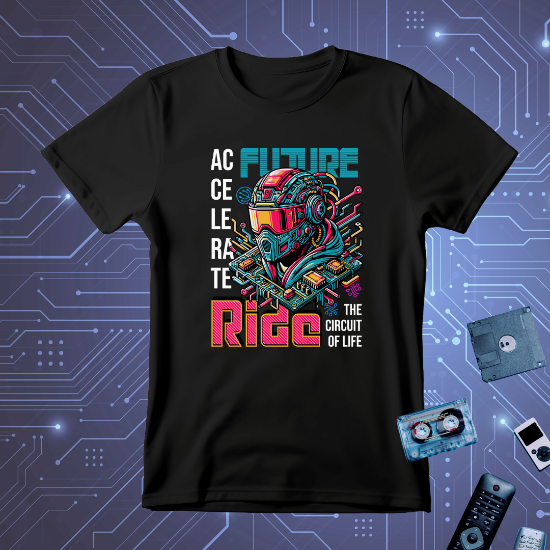 Accelerate Future T-Shirt | Ride the Circuit of Life