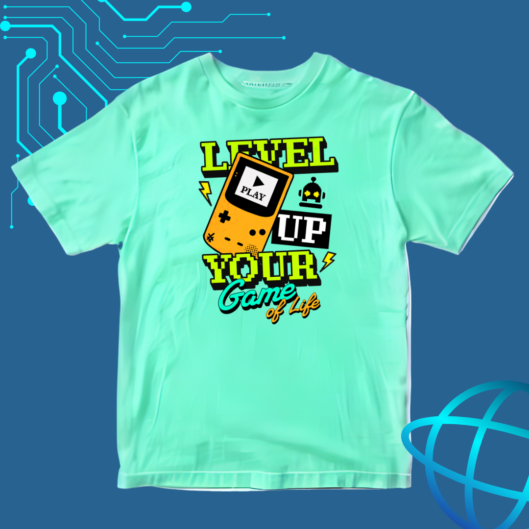 Retro Gamer T-Shirt | Level Up in the Game of Life