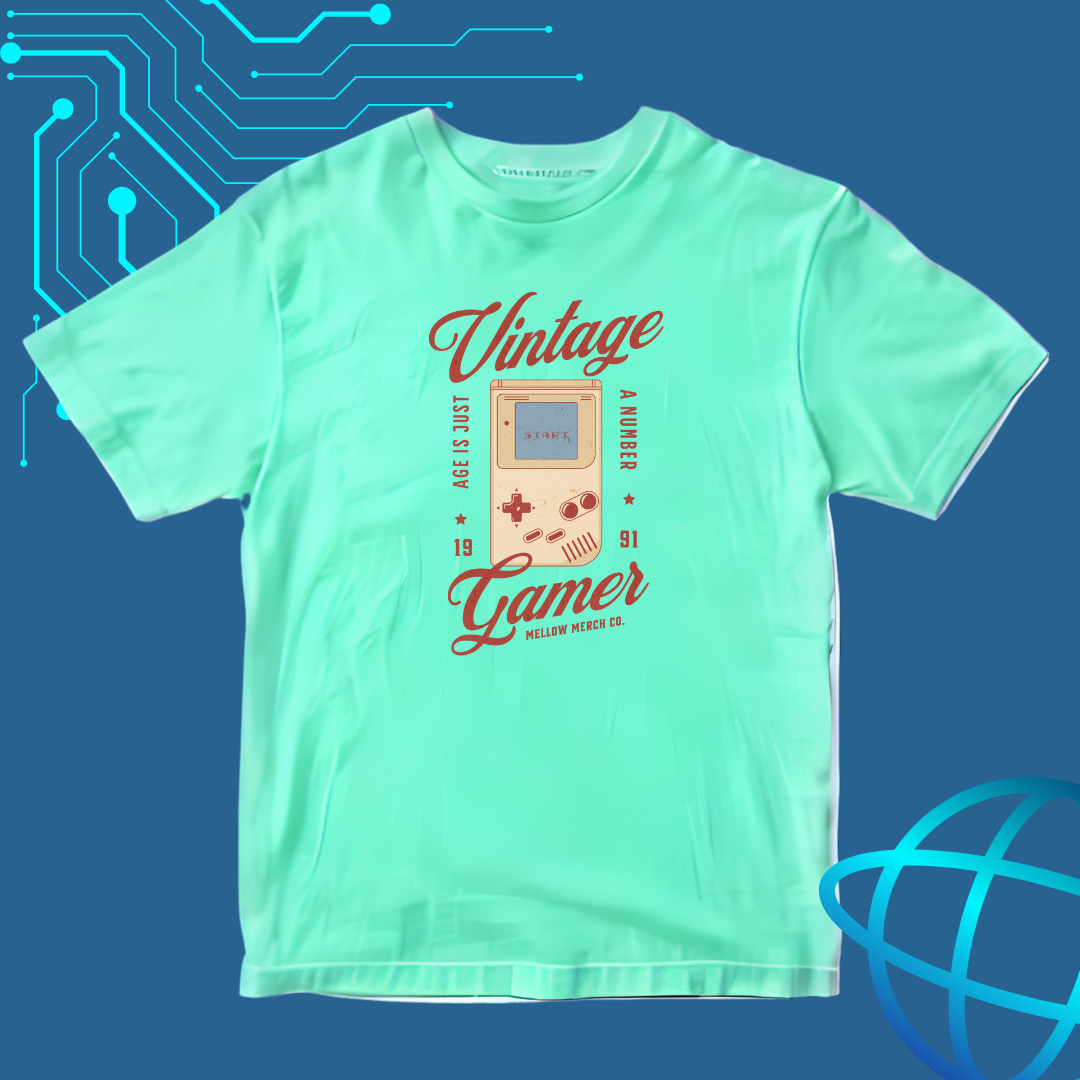 Vintage Gamer T-Shirt | Retro Gaming Classic for All Ages