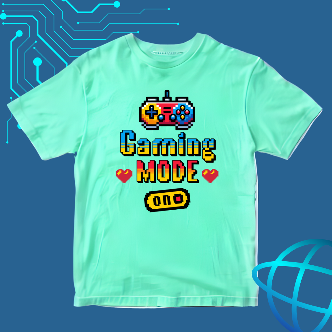 Gaming Mode ON T-Shirt | Fun Gamer’s Tee