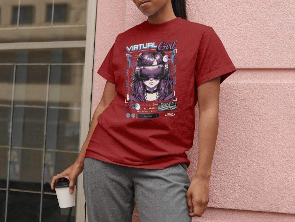 Virtual Girl Tee | Be Limitless & Rule the Virtual World