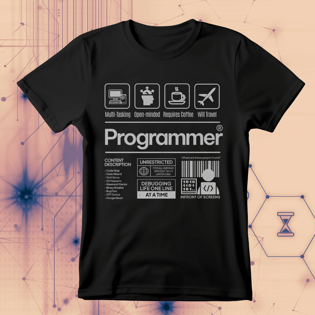 Programmer T-Shirt | Code, Debug, Conquer