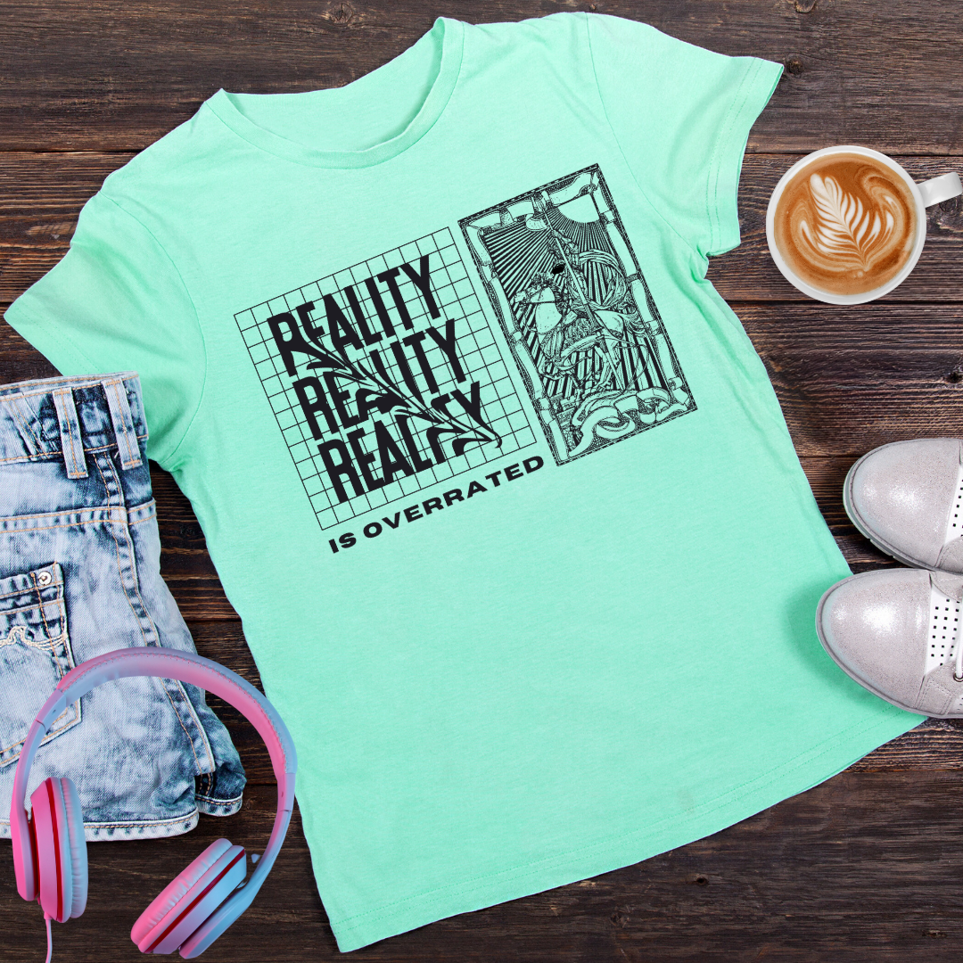 Reality Overrated Techno T-Shirt