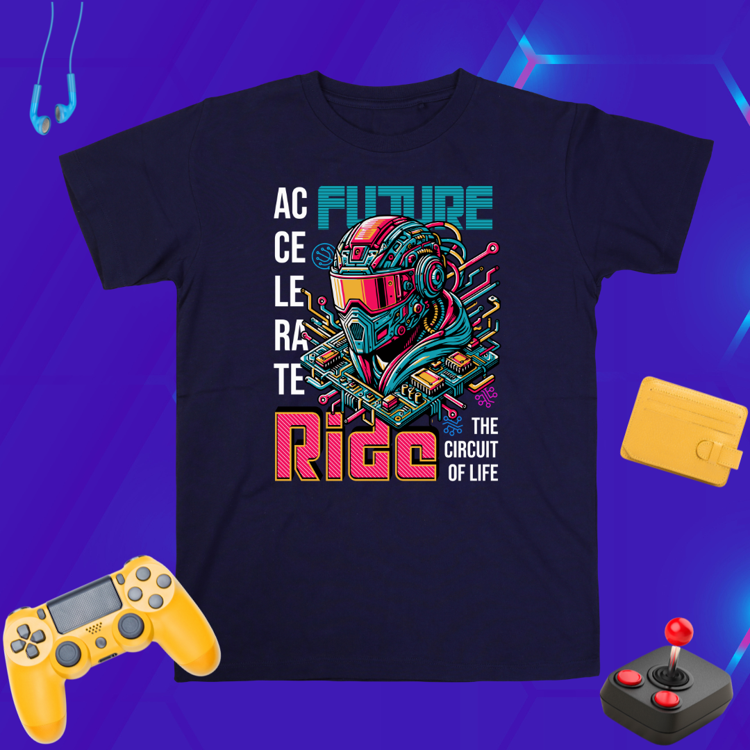 Accelerate Future T-Shirt | Ride the Circuit of Life