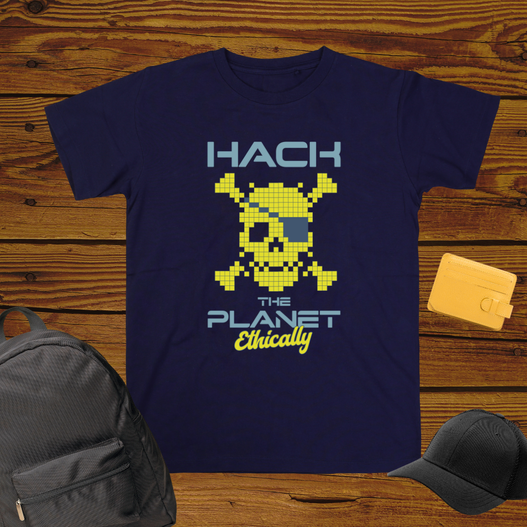 Hack the Planet Ethically | Cybersecurity T-Shirt