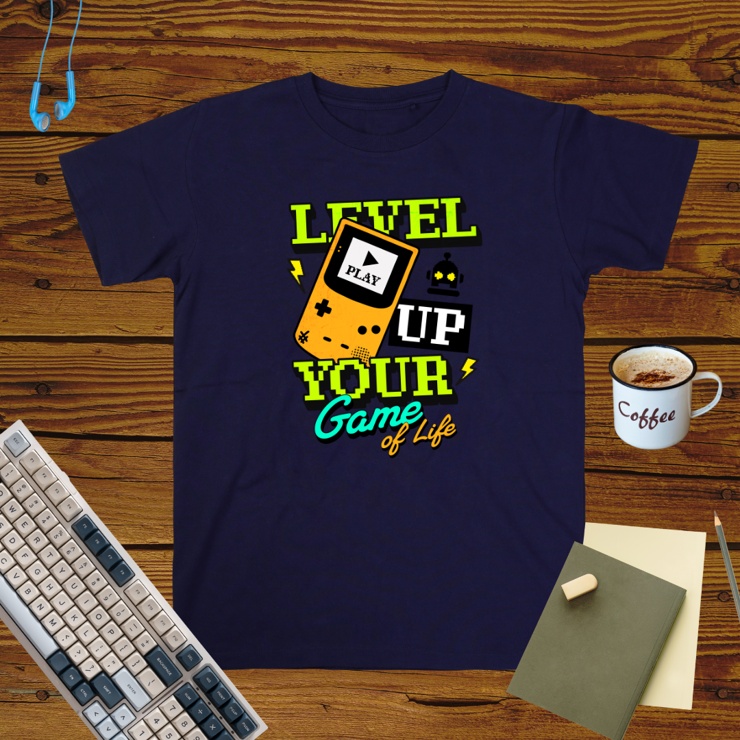 Retro Gamer T-Shirt | Level Up in the Game of Life