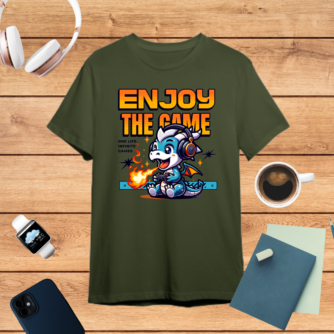 Enjoy the Game T-Shirt | Fun Gamer’s Tee