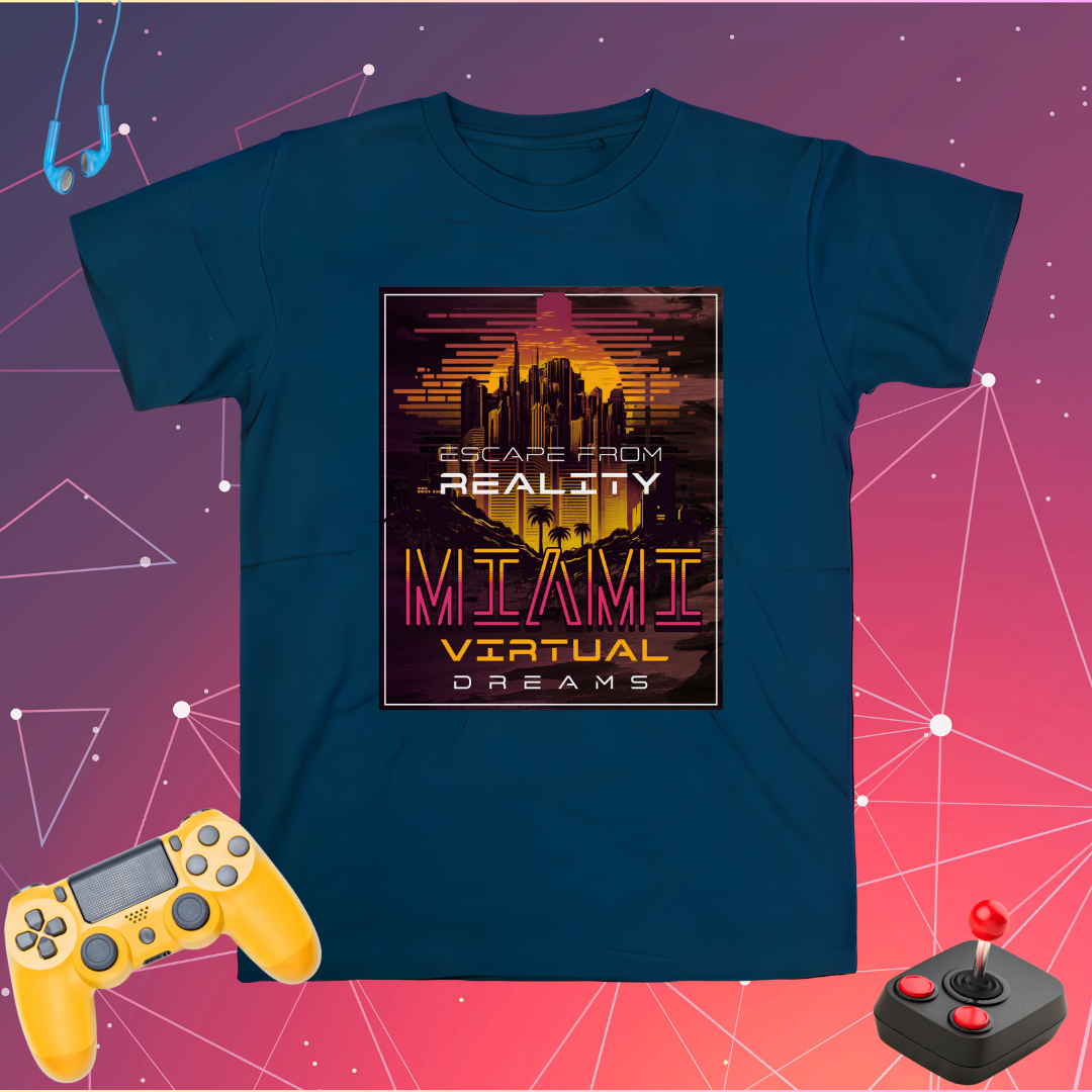 Escape the Reality T-Shirt | Miami Virtual Dreams