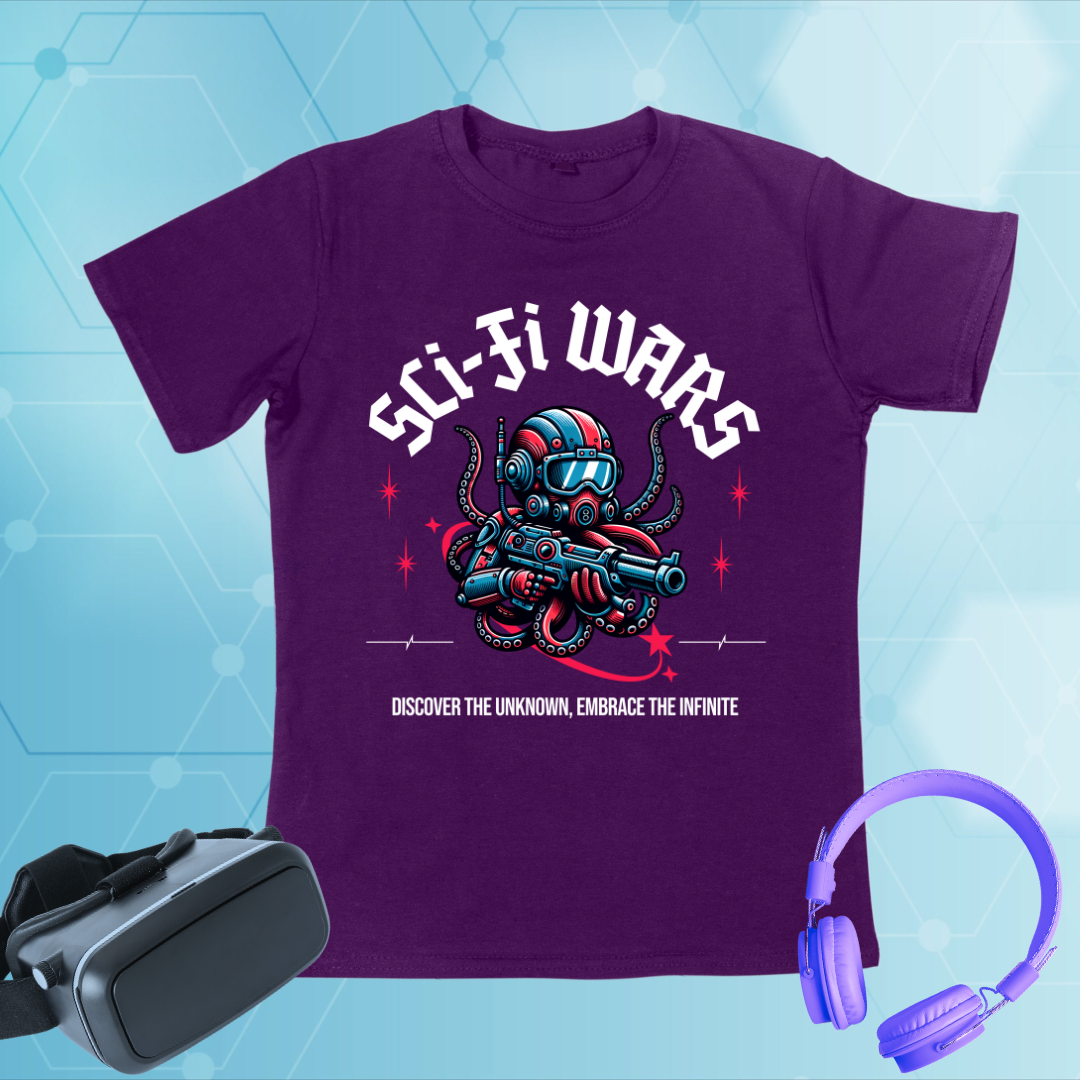 Sci-Fi Wars T-Shirt | For Techo Enthusiasts