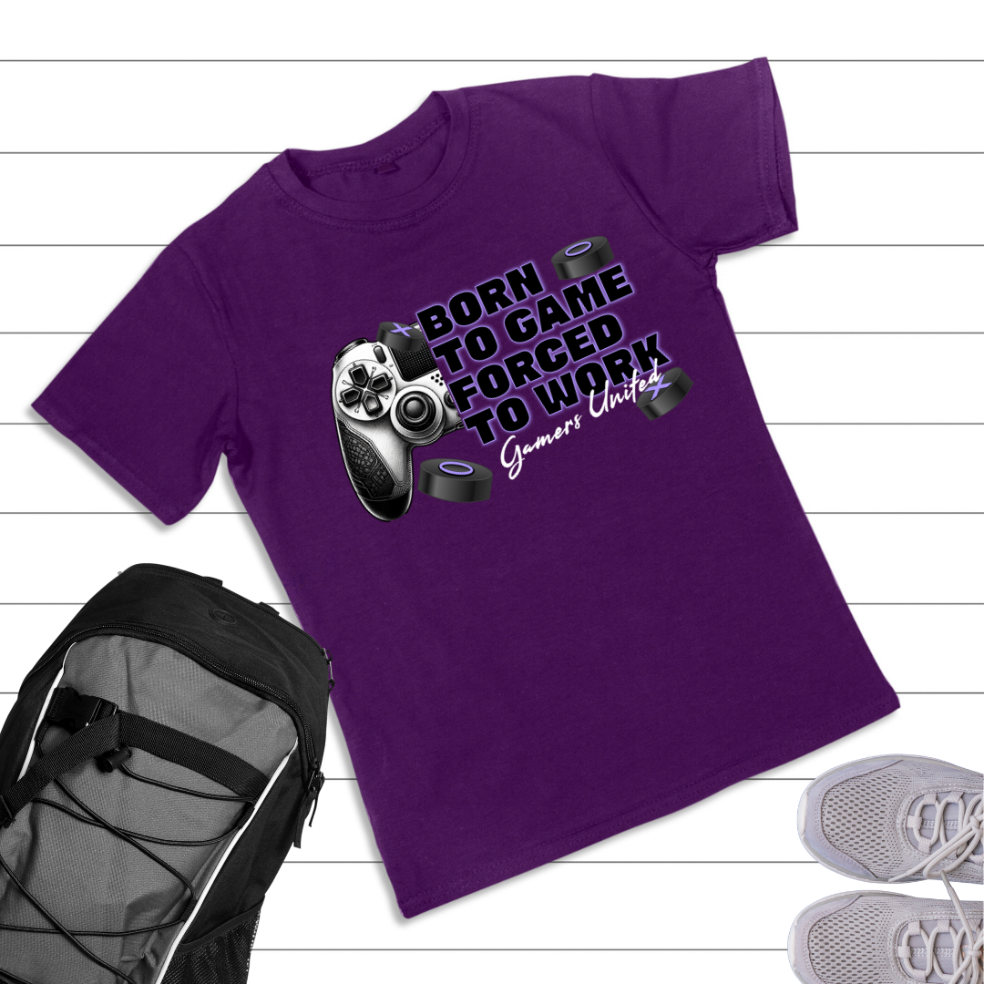 Born to Play T-Shirt | Gamer Humor at Its Best