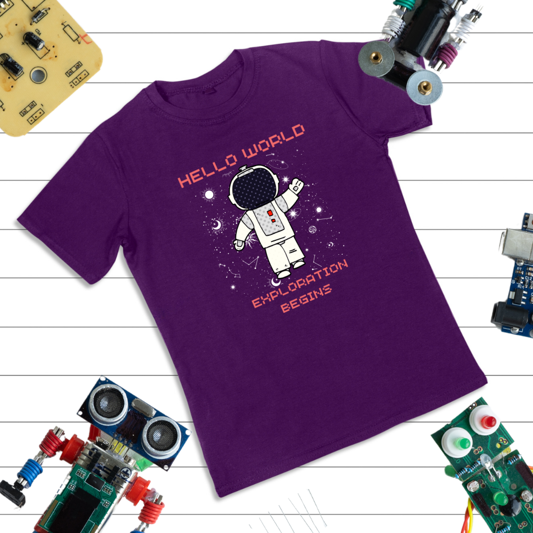 Astro Techie T-Shirt| Hello World