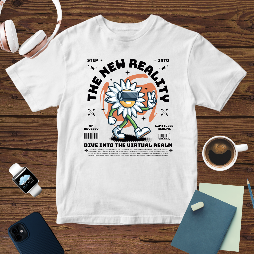 New Reality T-Shirt | Virtual Realm Odyssey