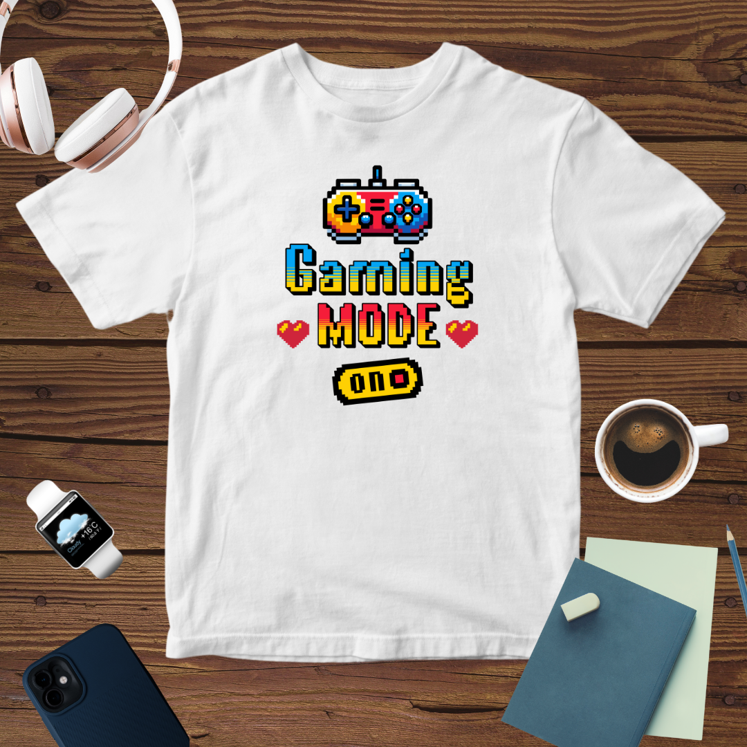 Gaming Mode ON T-Shirt | Fun Gamer’s Tee