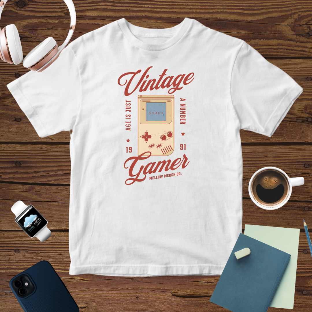 Vintage Gamer T-Shirt | Retro Gaming Classic for All Ages