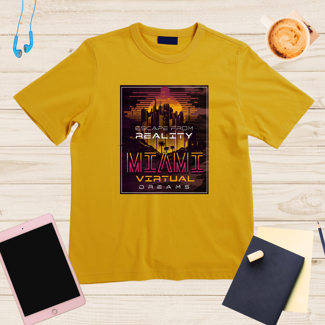 Escape the Reality T-Shirt | Miami Virtual Dreams