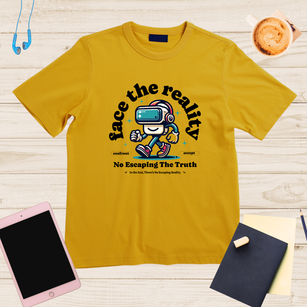 Face the Reality T-Shirt | Funny VR Pun Intended