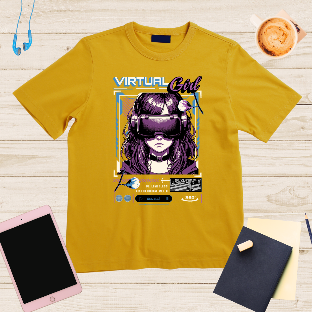 Virtual Girl Tee | Be Limitless & Rule the Virtual World