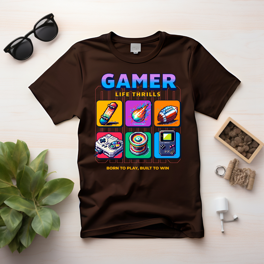 Gamer Thrills T-Shirt | Fun Gamer’s Tee