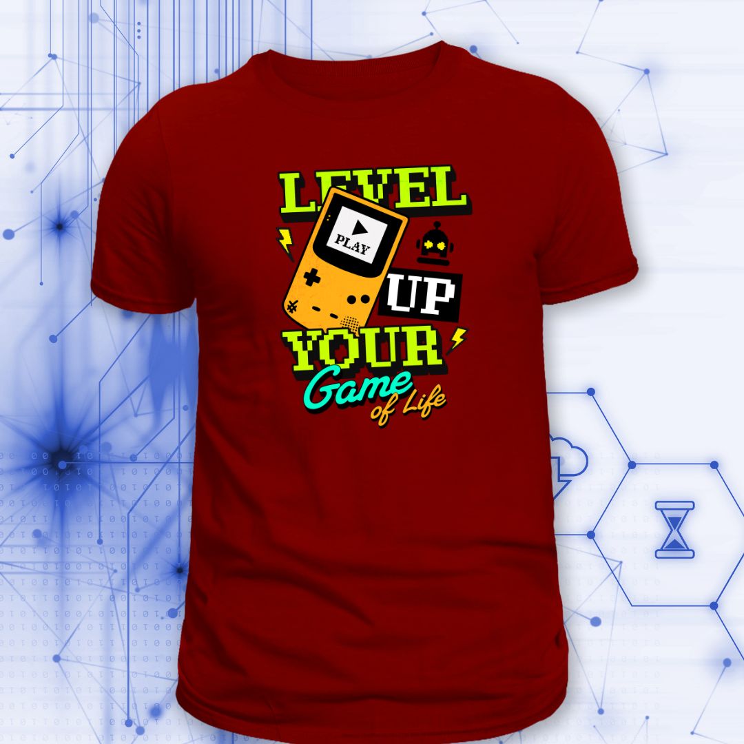 Retro Gamer T-Shirt | Level Up in the Game of Life