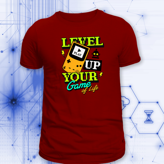 Retro Gamer T-Shirt | Level Up in the Game of Life