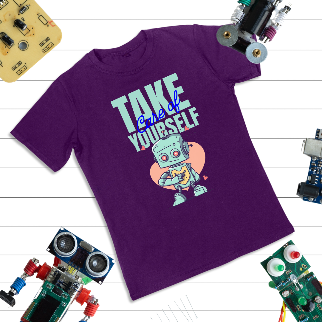 Humble Robot T-Shirt | Self-Care Tee